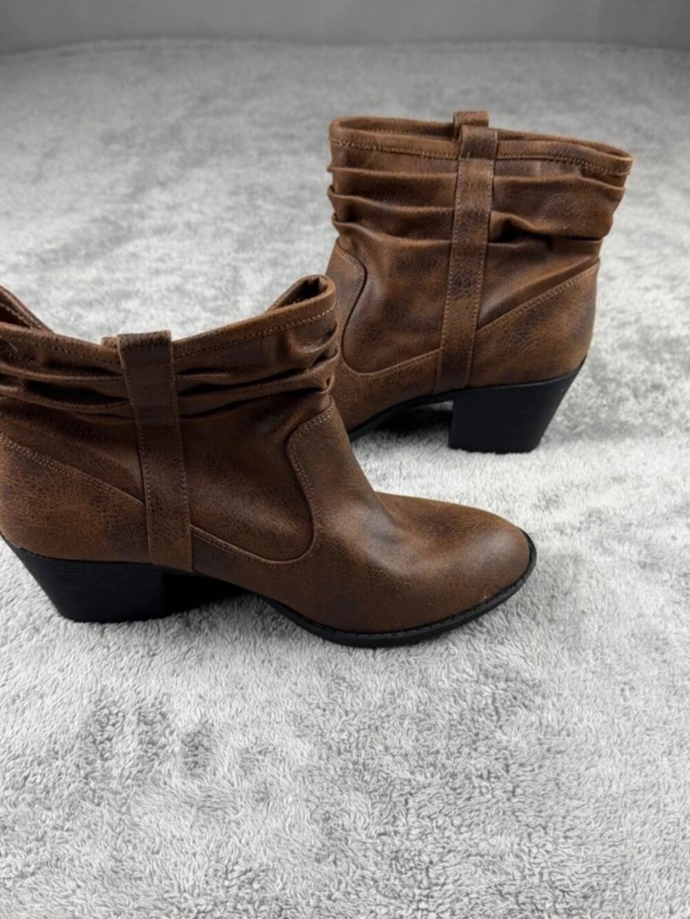 Arizona Jeans Co. Ankle Boots Womens Size 9.5 M Brown